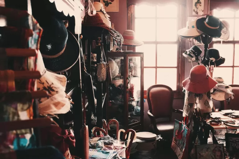cluttered home