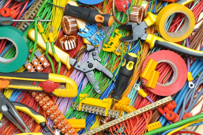 tools and wires
